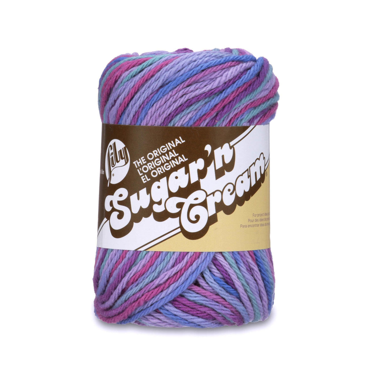 Lily Sugar'n Cream Cotton Yarn in Jewels 2oz 95 Yards