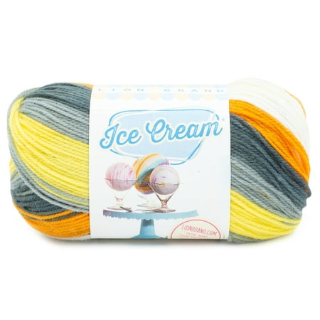 Lion Brand Ice Cream Yarn Tiger Tail, 3.5oz, 394 yards
