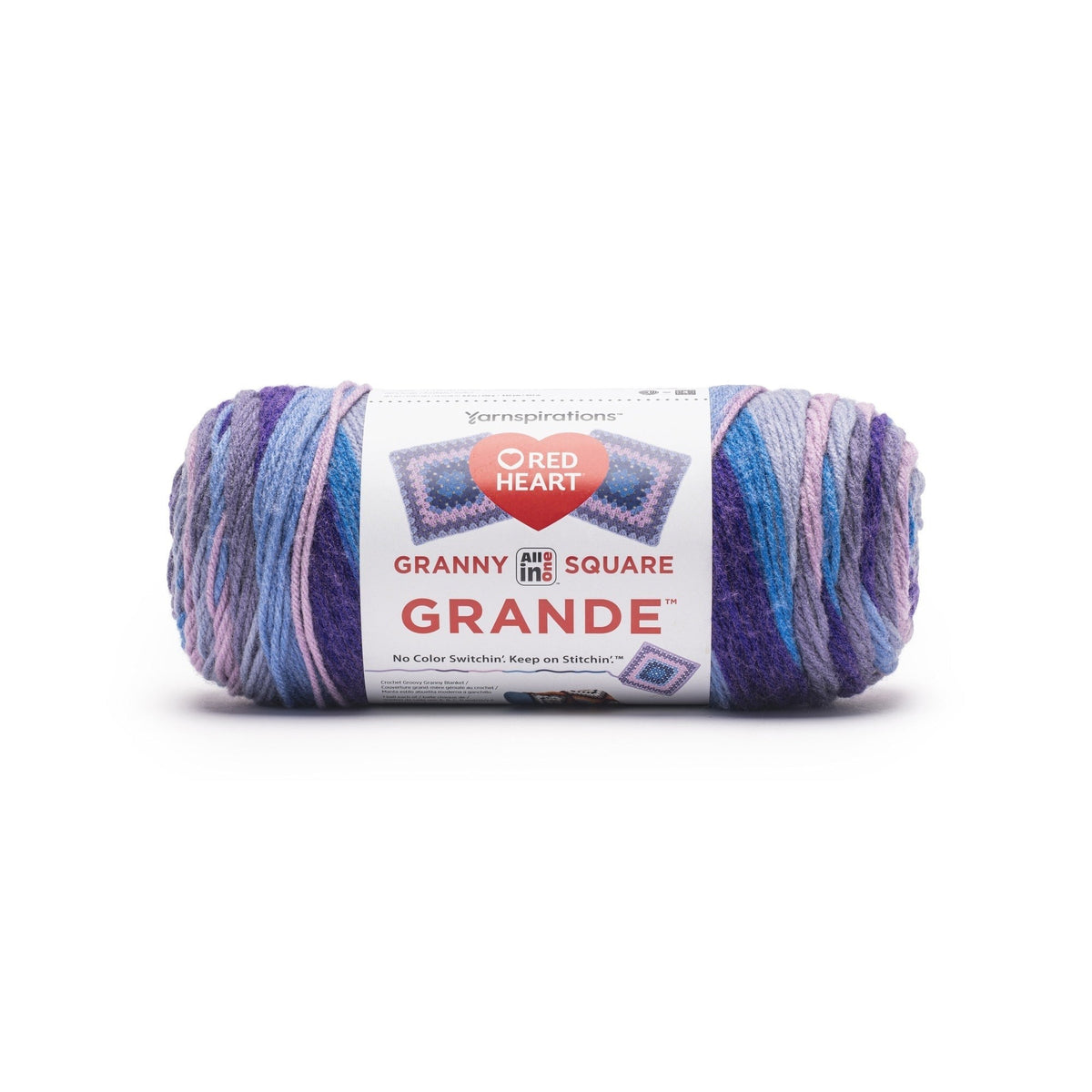 Red Heart Granny Square Grande Acrylic Yarn 250g 440 Yards in Grandiose