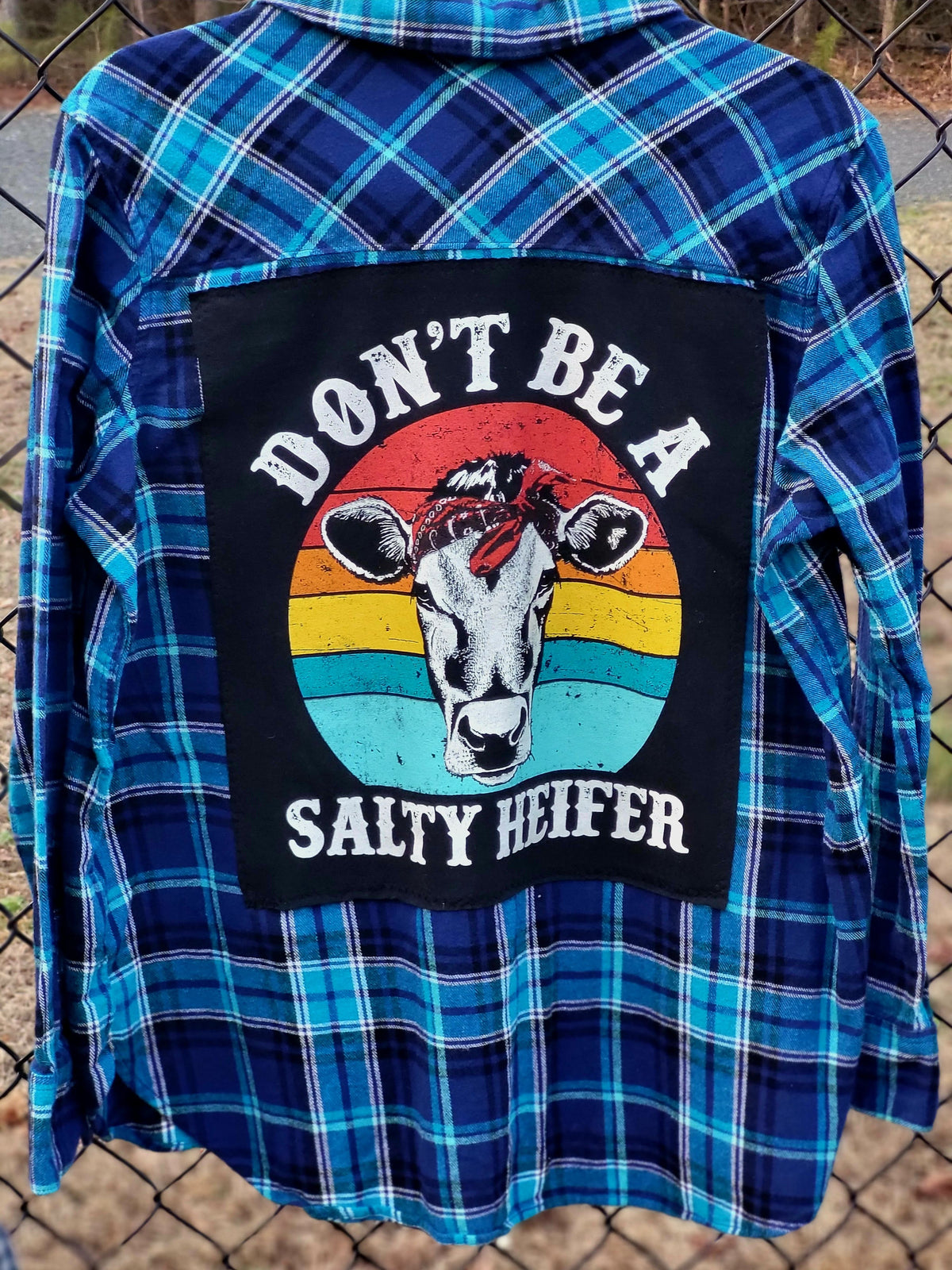 Salty Heifer Upcycled Flannel