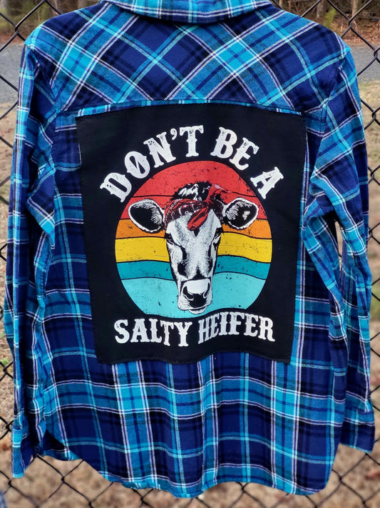 Salty Heifer Upcycled Flannel