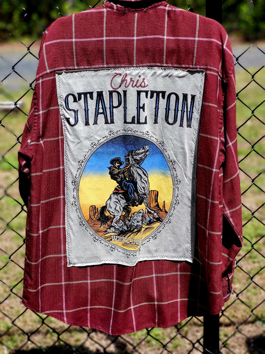 Chris Stapleton Upcycled Flannel