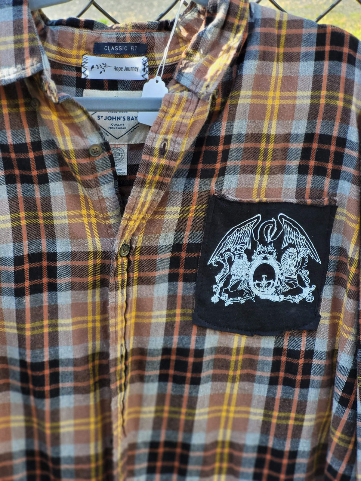 Queen Upcycled Flannel