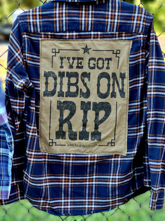 Dibs on Rip Upcycled Flannel