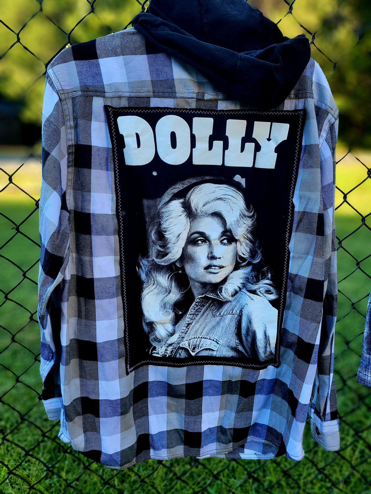 Dolly Upcycled Hoodie Flannel